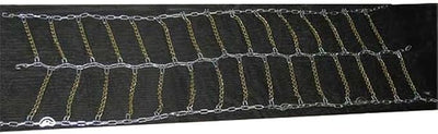Mytee Products (Set of 2) 24.5" Twist Link Dual Snow Tire Chains for Semi Trucks - Emergency Tire Traction Grip - Snow Blower Wheel Chains for Commercial Trucks, SUVs, Pickups, Auto Trac