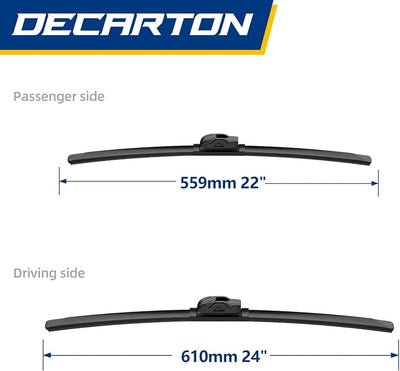 Windshield wiper blades for Nissan Titan 2004-2015 | Replacement for all-season front wiper blades