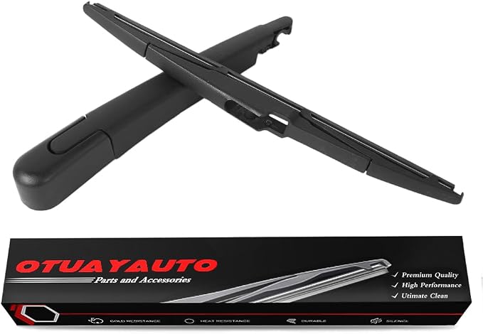 OTUAYAUTO Rear Windshield Wiper Replacement for Kia Sportage 2017-2022, Carens 2013-2019, Hyundai I10 2013-2022 Back Window Wiper Blade Arm Cover Kits Accessories Assembly