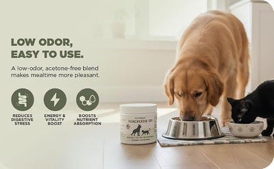 Pancreatin 10X - Pancreatic enzymes for Dogs and Cats (Made in USA) High Strength | Low Odor |10oz (285g)