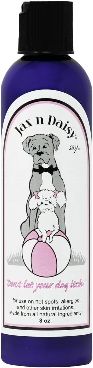 8oz Lotion Relieve Your Itchy Dog's Skin - A Soothing regimen for Dogs with Itchy Skin and Hot Spots - Perfect for Dog Grooming Supplies!