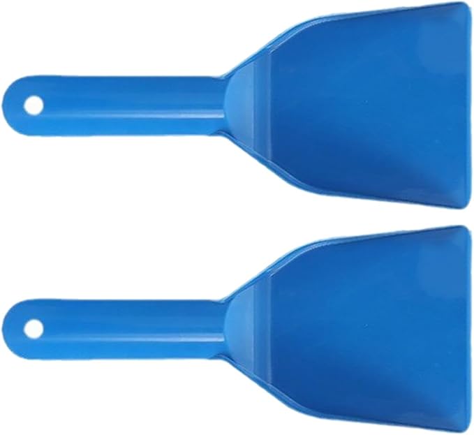 2pcs Plastic Ice Scraper and Snow Shovel Set for Kitchen and Freezer Compact Ice Scoop with Sturdy Pp Material for Efficient Snow Removal and Cleaning at Home