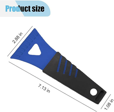 4PCS Ice Scraper for Car Windshield, No Scratch Plastic Ice Shovel Tools for Winter, Window Ice Snow Frost Removal Tool Accessories for Cars, Trucks, SUVs (4PCS)