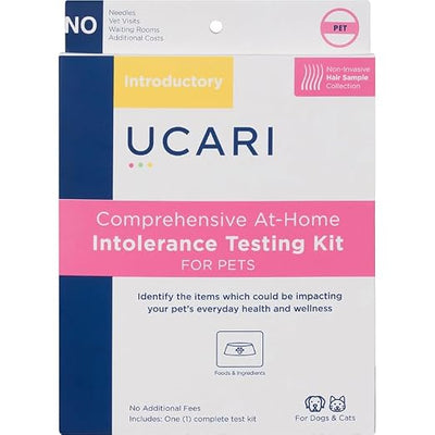 UCARI Pet Food & Ingredient Insight Kit + AI Ingredient Checker for Dogs & Cats | 350+ Foods & Ingredients Analysis | At-Home Hair Sample Kit with Digital Report