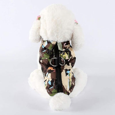 Winter Waterproof Windproof Dog Jacket - Warm Vest Coat for Small & Medium Dogs - Not Suitable for Big Dogs - Camouflage-2 Medium