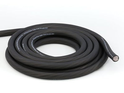 KnuKonceptz Kolossus Flex Kable OFC 0 Gauge Power Wire Copper Cable Black (30 ft) 1/0 AWG