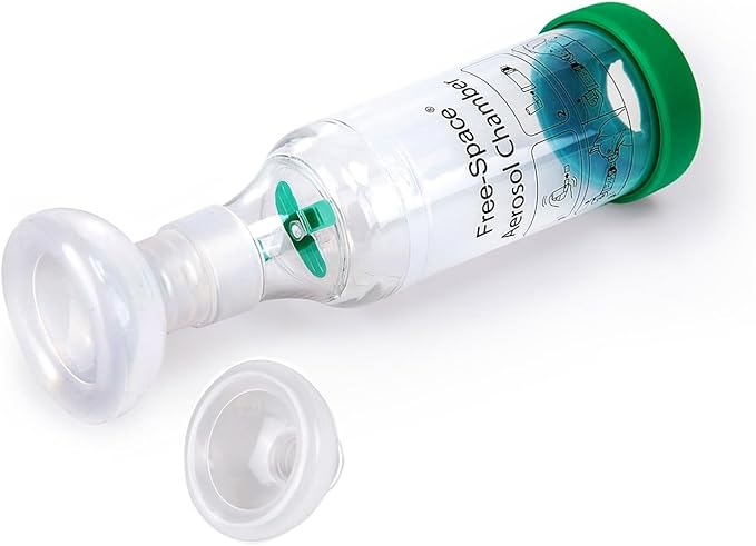 Cat Inhaler Spacer,Specifically Designed for Cats,with Round Shape Silicone Mask,Feline Aerosol Chamber with Breathing Indicator – Include 2 Mask for Best Fit (for cat)