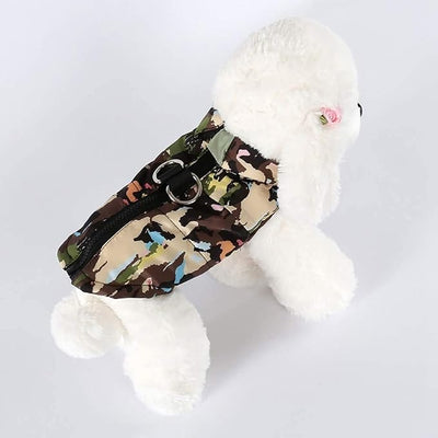 Winter Waterproof Windproof Dog Jacket - Warm Vest Coat for Small & Medium Dogs - Not Suitable for Big Dogs - Camouflage-2 Large
