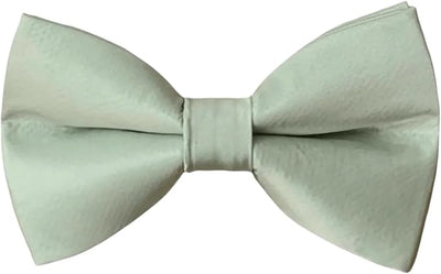 Detachable Dog Bow Tie, Slide-On Pet Bowtie for Collars, Stylish Durable Dog Lover Accessory Small, Medium & Large Dogs (Satin Sage, Small (3.5in Wide))