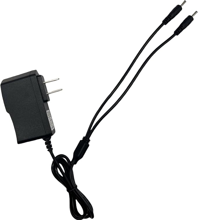 8.4V Dual-Channel Heated Glove Charger, Suitable for Heated Socks, Heated Hats, Heated Vests, etc.; 7.4V Lithium Polymer Rechargeable Battery Pack Replacement kit, 5.5mm x 2.5mm Connector