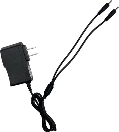 8.4V Dual-Channel Heated Glove Charger, Suitable for Heated Socks, Heated Hats, Heated Vests, etc.; 7.4V Lithium Polymer Rechargeable Battery Pack Replacement kit, 5.5mm x 2.5mm Connector