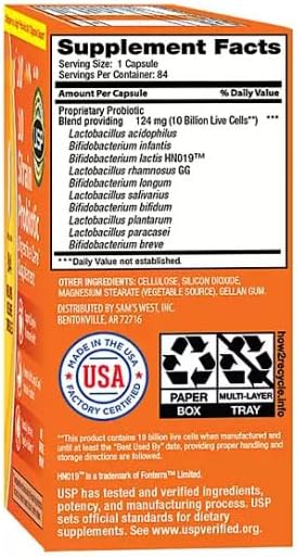 10 Strain Probiotic Digestive Care Supplement (84 ct.)