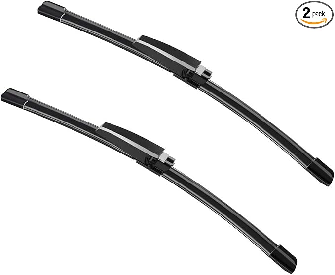 2 Factory Wiper Blades Replacement For 02-2008 Audi A4 S4 RS4 A6 S6 Allroad | Original Equipment,22"/22" (Set of 2) Pinch Tab,Automotive Front,All-Weather,Exact Fit,Easy Installation