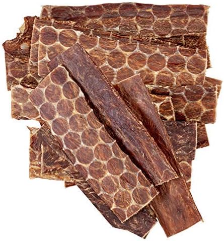 Beef Esophagus Dog Treats (6 INCHES - 25 Count) Grass Fed with No Added Hormone, All Natural Jerky Dog Treats - Dog Chews Rich in Glucosamine & Chondroitin for Joint Health