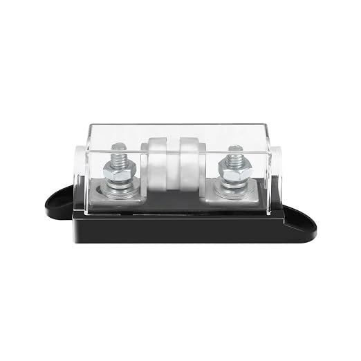 Renogy 250A Class T Fuse Holder 250V AC/DC Fuse Block for Inverter and High- Power Appliances in Marine Boats, Cars, Trucks, RVs