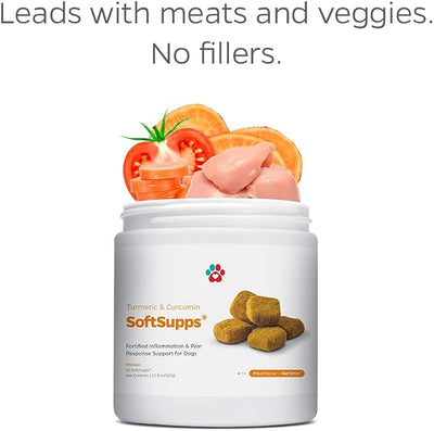 Pet Parents® Turmeric & Curcumin SoftSupps® Joint Support Supplements for Dogs w/Boswellia Serrata Extract, Coconut Oil for Dogs, & Hemp Oil for Dogs - Dog Joint Pain Relief, Dog Joint Support, 90ct