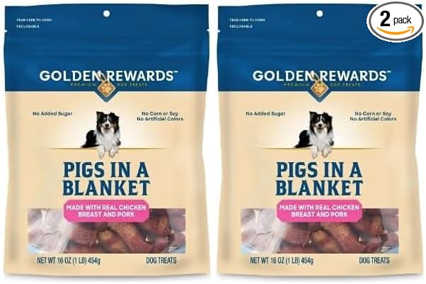 Golden Rewards Pigs in A Blanket - 16oz Bag - 2 Pack