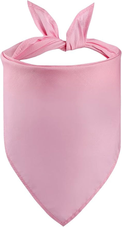 Petitebella Single Color Pet Bandana (Pink, Medium)