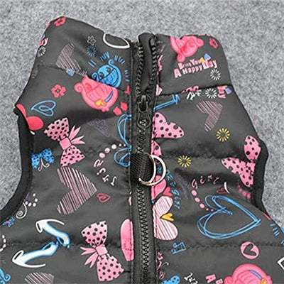 Pet's Cute Outfit Doggie Cold Weather Coat Small Dogs Warm Garment Winter Apparels Puppy Clothes