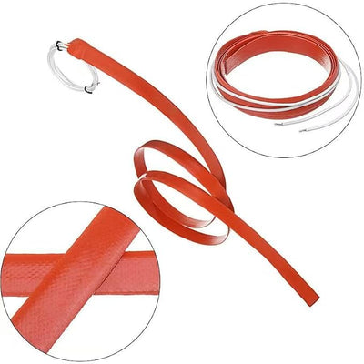 1.2m 150W 12V Silicone Heater Strip for Windshield Screen Wiper Thermal Heating Pads Flexible Silicone Heater (1 piece)