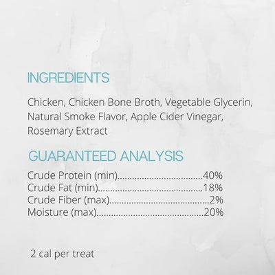Farmland Traditions Tiny Loves Jerky Trainer Treats for Dogs w/Bone Broth (Chicken, 6 oz.)