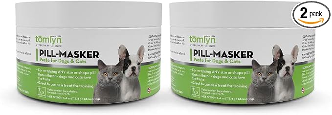 Pill-Masker Original Bacon-Flavored Paste for Dogs & Cats, 4oz, Pack of 2