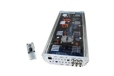DOWN4SOUND JP95T White Silver | 1500W RMS - 5 Channel Amplifier