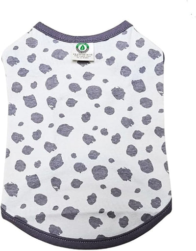 Organic Cotton Dog Clothes – Babywear-Grade Shirt for Sensitive Skin | Made in Korea (X-Large, Leopard)