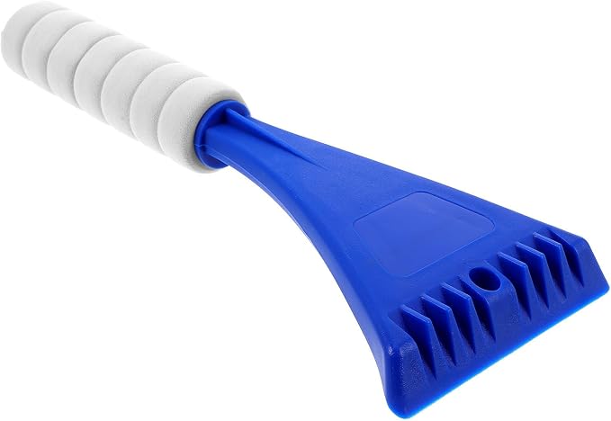 GALPADA Portable Car Window Ice Scraper for Snow and Ice Removal with Long Handle, Heavy Duty Pp Material, Compact and Efficient Snow Shovel Scraper for Winter Automotive Care