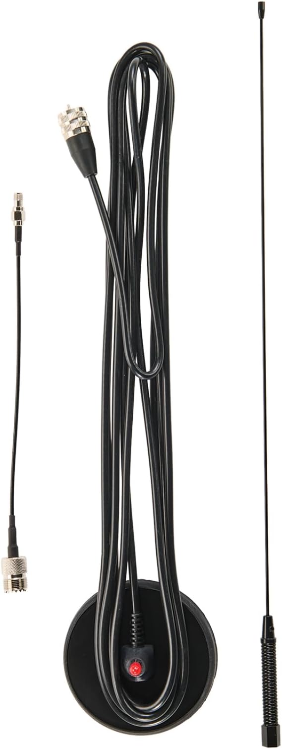 Cobra GMRS Road Trip Antenna Full Kit with Accessories for Vehicle Use - in-Vehicle GMRS Antenna Kit for GMRS Mobile and Handheld Radios, Improved Range and Mobile Capability