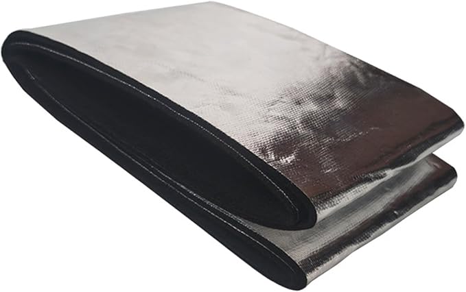Car Battery Thermal Insulation Cover Flame Aluminum Blanket for All Vehicles Extreme Temperature Battery Cover