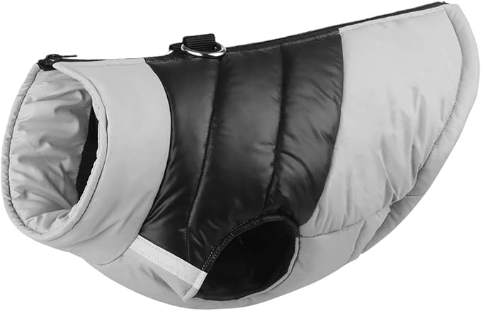 Winter Christmas Waterproof Windproof Dog Jacket - Warm Vest Coat for Small & Medium Dogs - Not Suitable for Big Dogs C-3-gray 3X-Large