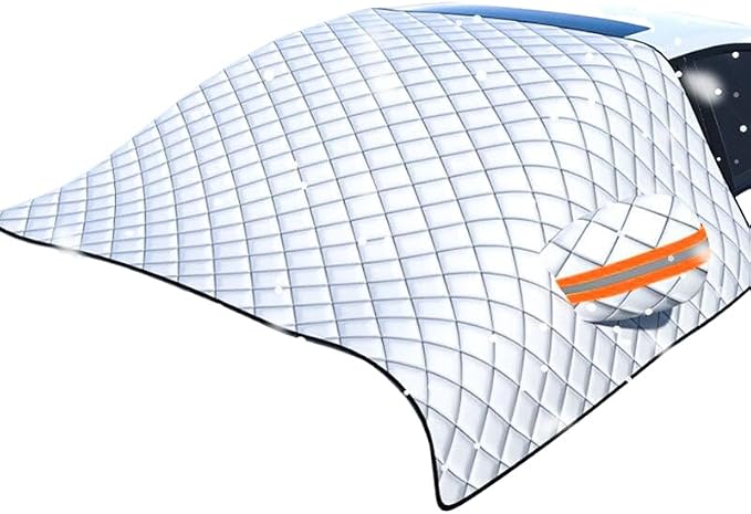 car Thickened Super Magnetic Front Windshield Anti-Frost Shading Anti-Snow Anti-Freeze Half cover-250 * 145cm for Large Three-Layer Thickening