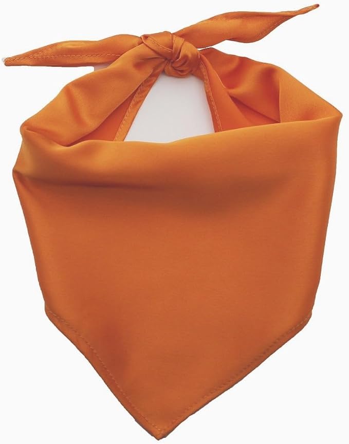 Chiffon Dog Bandana Orange for Small Dogs