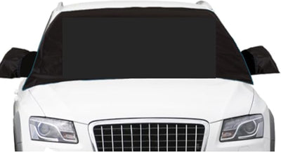 APSG ICE Snow Windshield Window Outside Cover | Magnetic Shade Frost Rain | Waterproof Car Premium | w/Mirror Covers