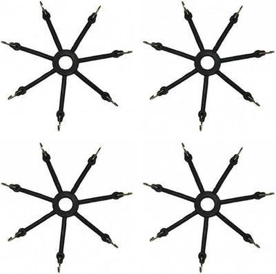Replacement 0213 Spider Bungee Truck Snow Tire Chains Adjuster Tensioner 4pcs Black