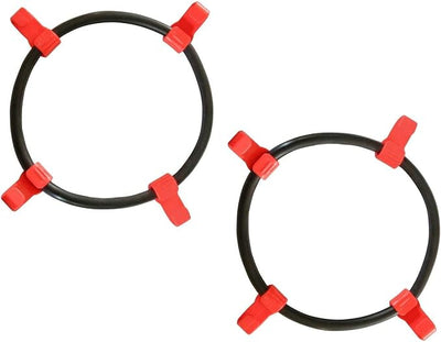OakTen 1062656 Set of 2 Tire Chains with Tensioners for Riding Mowers, Garden Tractors, Snow Tractors | 2-Link Zinc-Plated Alloy Steel Chains| Fits 20x7x12 20x8x8 Tires | 954959293 490-241-0023