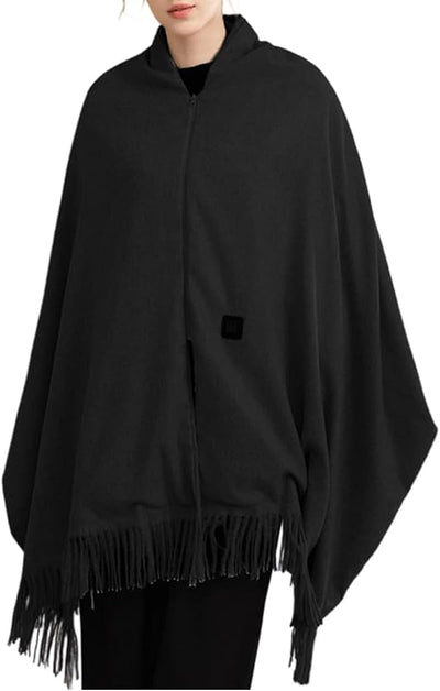 Heated Shawl Wraps for Women Portable Heated Blanket Wearable USB Heating Blanket Scarf for Winter Home Office Travel