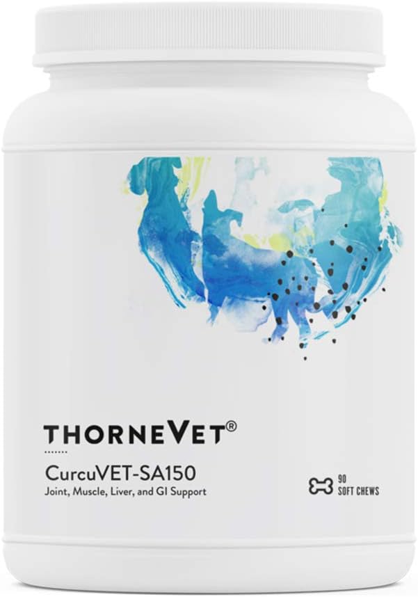 CurcuVET-SA150 – Joint, Muscle, Liver & GI Support for Medium & Large Dogs, 90 Soft Chews