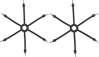 Replacement Black 0216 Spider Bungee Truck Snow Tire Chains Adjuster Tensioner,Applicable to passenger cars and light trucks. Set of 4