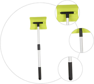 Multi-Function Snow Removal Shovel for Car Ice Scraper Scratch- Material Telescopic Design Compact Storage Random