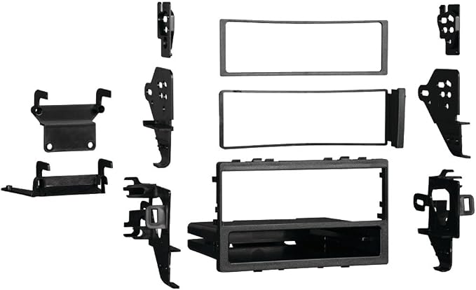 Metra Electronics 1-1988 - 2006 Honda(R)/Acura(R) Single-DIN Installation Multi Kit, Provides Pocket with mounting of a DIN Radio or an ISO DIN Radio, Includes Rear Support Bracket, 99-7898
