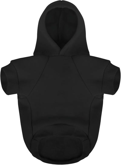 Cozy Polycotton Canine Dog Hoodie: Soft, Lightweight Vest for Small and Medium Dogs, Featuring a Heartfelt 'I Only Love My Bed, My Mama, I'm Sorry' Slogan Print Black XX-Large