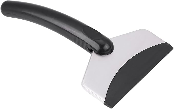 Snow Shovel,Stainless Steel Snow Shovel Scraper Mini Car Vehicle Snow Shovel Ice Scraper Removal Cleaning Tool