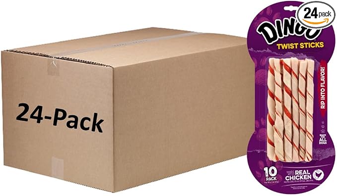 Chicken Twist Sticks Chews For Dogs, 240 Ct