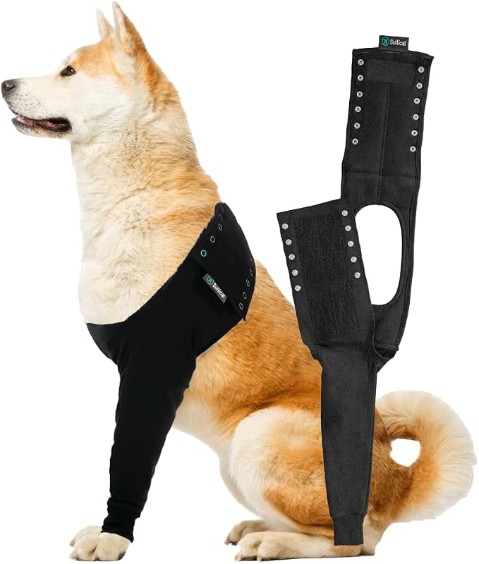 Suitical Recovery Sleeve Dog, XX-Large, Black