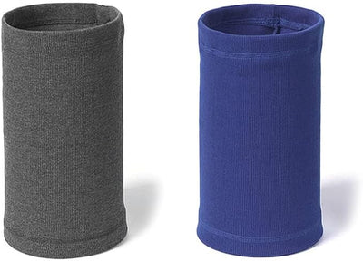 Dog Ear Muffs Noise Protection Soothing Anxiety & Stress Relief Calming Snood for Dog Blue+Grey M