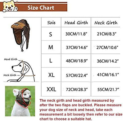 Leconpet Dog Aviator Hat, Dog Winter Pilot Hat with Ear Flaps for Cold Weather (XXL, Black)