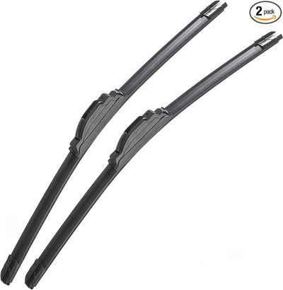 24"+17" Windshield Wiper Blades Replacement for Dodge Caliber 2007-2012 Lexus LS460 2007-2017 LS600h 2008-2016 Toyota RAV4 2006-2012 All-season Front Windscreen Wiper for U/J hook
