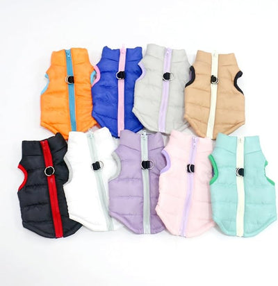 Winter Waterproof Windproof Vest Coat for Small Medium Dogs - Warm Jacket for Cold Weather (Not Suitable for Big Dogs) X-Brown S